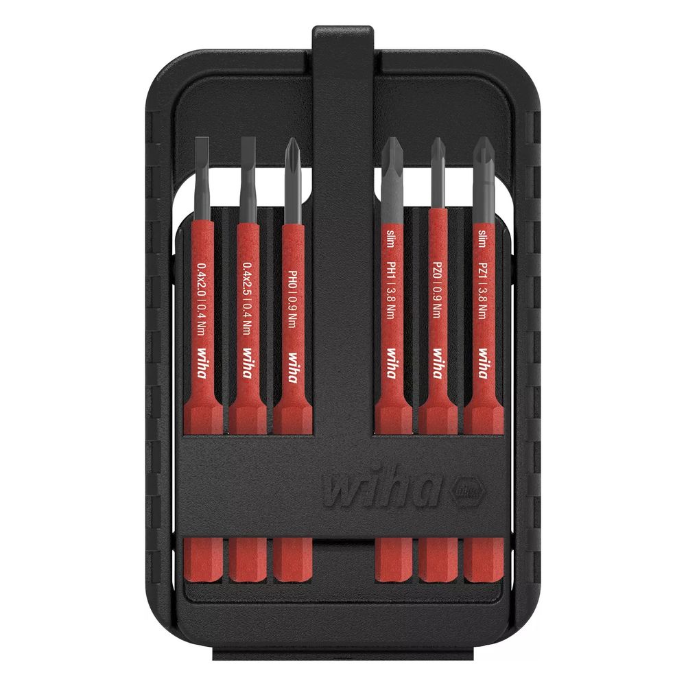 Wiha Bit-Set slimBit electric SB2831B903, 6-teilig, 1.000V... WIHA-43160 4010995431600 (Abb. 2)