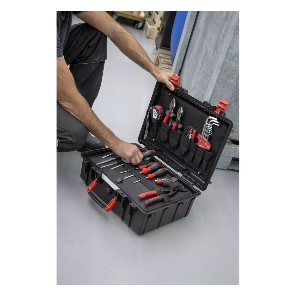 Wiha Werkzeugkoffer Basic Set L mechanic, 35-teilig, IP 67, 457x367x183mm, Polypropylen... WIHA-45531 4010995455316 (Abb. 3)