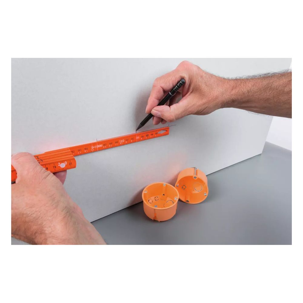 Wiha Gliedermaßstab Longlife, 2m, 10 Glieder, 15mm, 1.000V, Orange, 4102008... WIHA-42068 4010995420680 (Abb. 8)