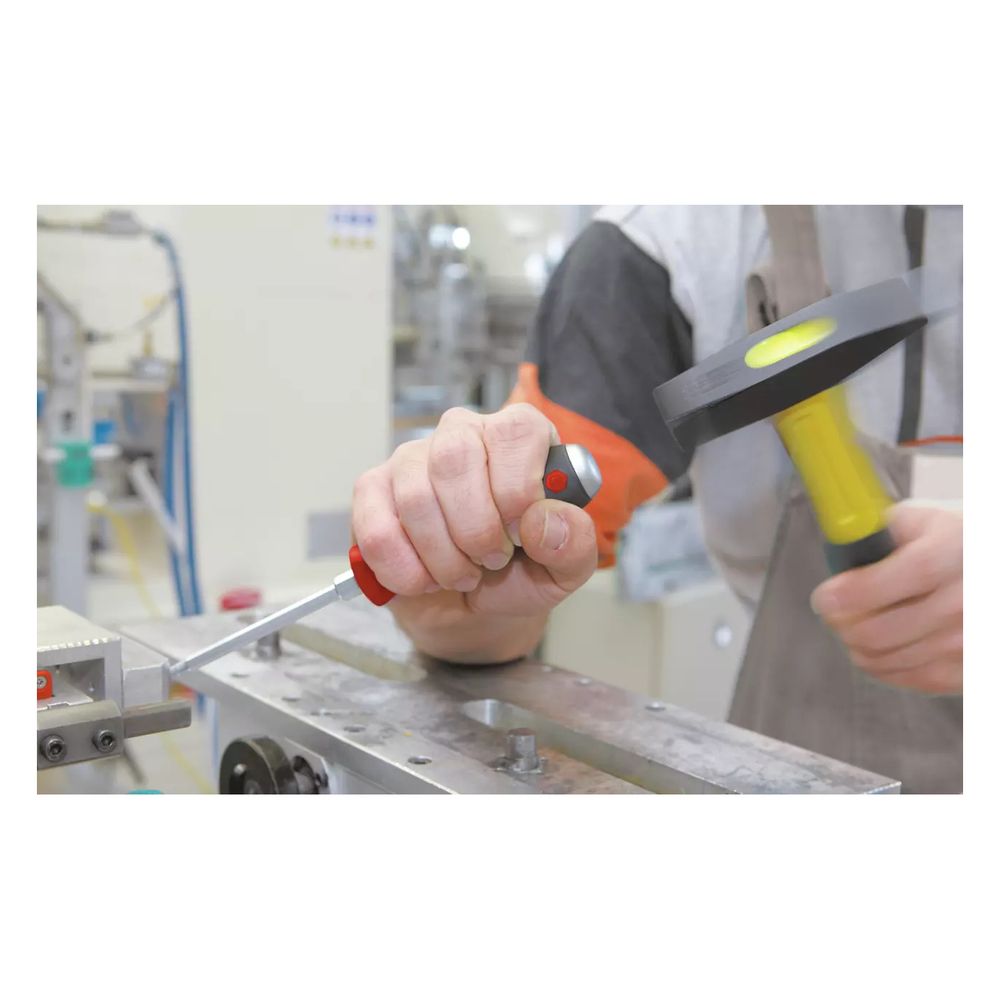 Wiha Schlitz-Schraubendreher SoftFinish 530, 100x213mm, SL 5,5x1,0mm, mit Schlagkappe... WIHA-03225 4010995032258 (Abb. 3)