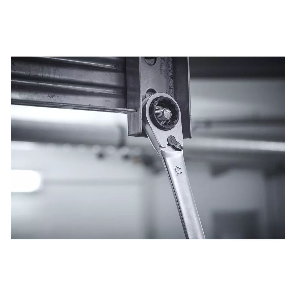 Wiha Doppelring-Ratschenschlüssel 4in1 SB3834-101, 10/13/17/19mm, 225mm, Chrom-Vanadium-Sta... WIHA-45421 4010995454210 (Abb. 2)