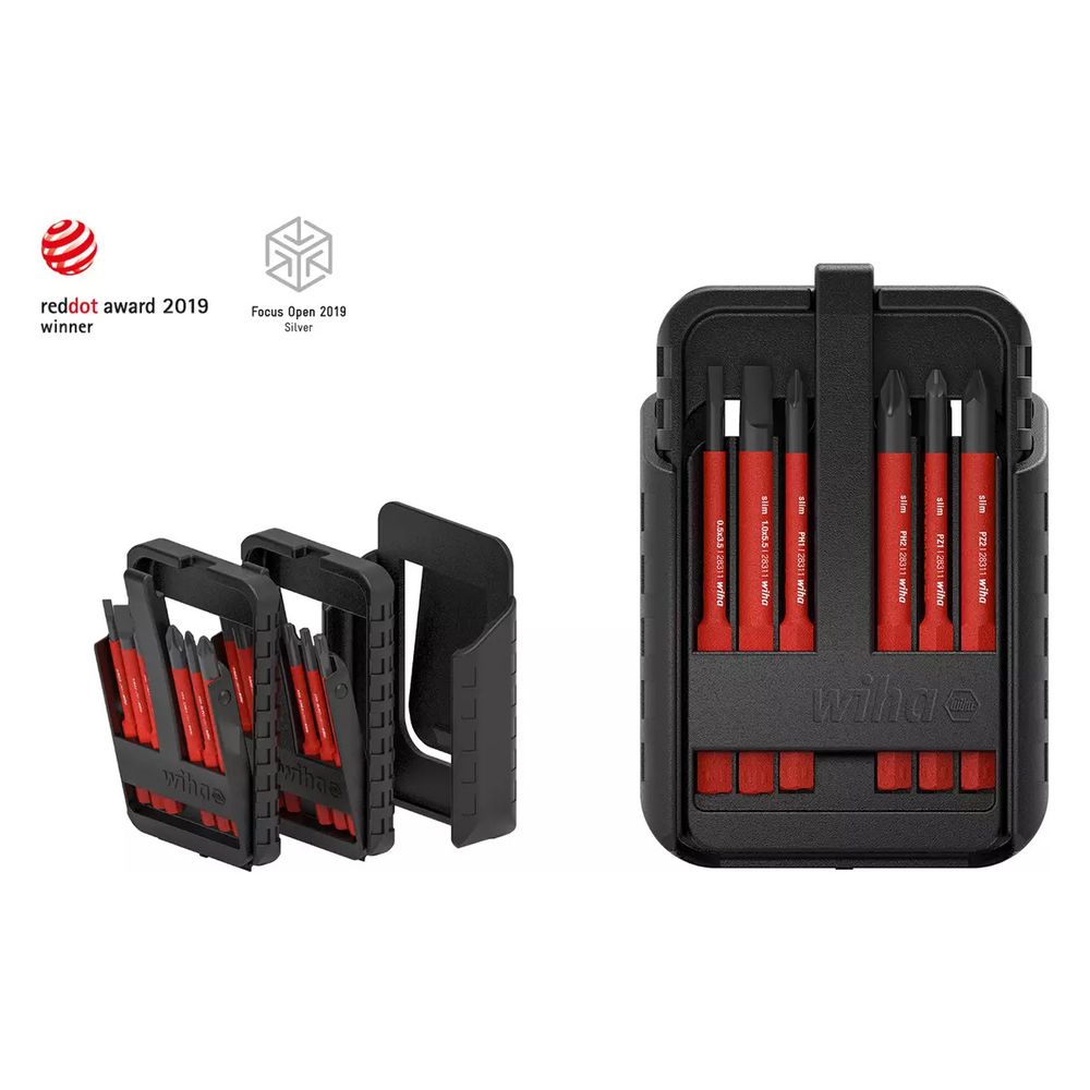 Wiha Bit-Set slimBit electric SB2831B951, 12-teilig 1.000V 75mm 6mm... WIHA-43162 4010995431624 (Abb. 6)