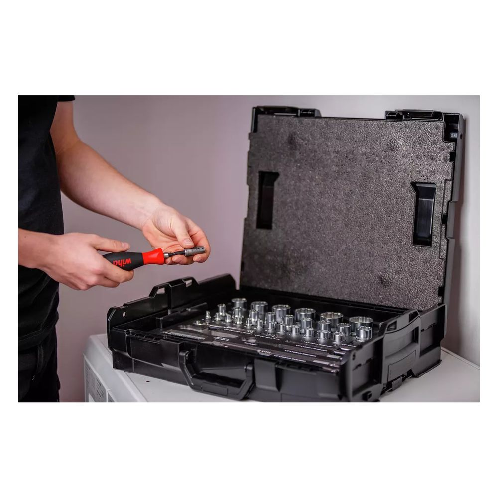 Wiha Steckschlüssel-Set 1/4" und 1/2", 60tlg, 33397... WIHA-44685 4010995446857 (Abb. 17)
