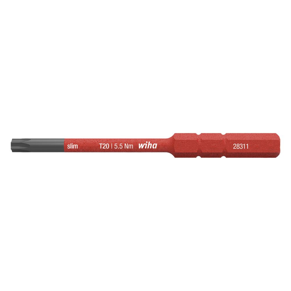 Wiha VDE-Innensechsrund-slimBit T20, 75mm, 1.000V, Chrom-Vanadium-Stahl, 283115... WIHA-35509 4010995355098 (Abb. 6)