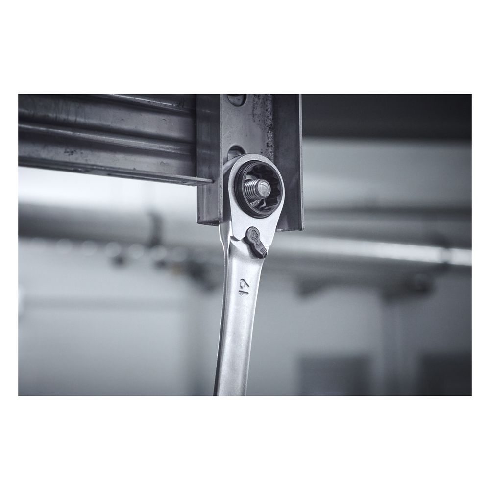 Wiha Doppelring-Ratschenschlüssel 4in1 SB3834-101, 10/13/17/19mm, 225mm, Chrom-Vanadium-St... WIHA-45421 4010995454210 (Abb. 16)