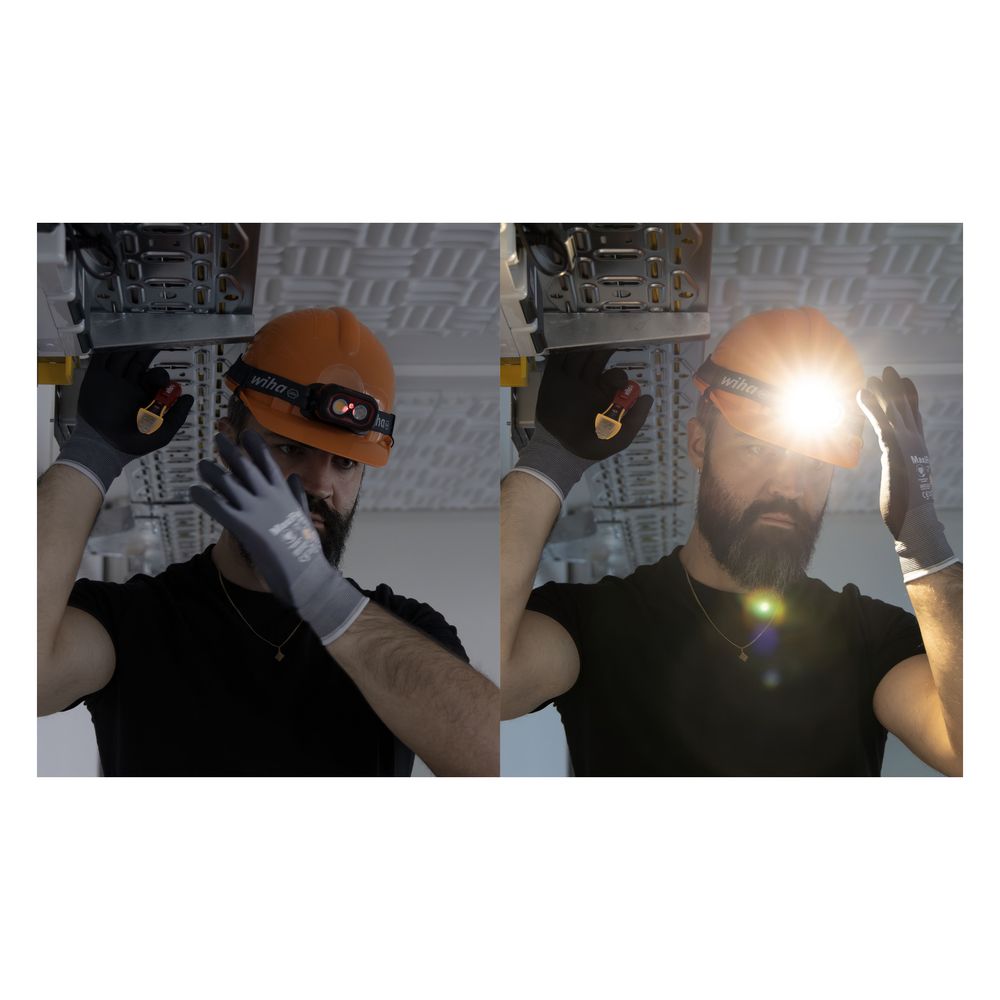 Wiha Stirnlampe SB 490-HT01, 500 lm, 4000 K, 6500 K, IK07, IPX6... WIHA-45700 4010995457006 (Abb. 25)