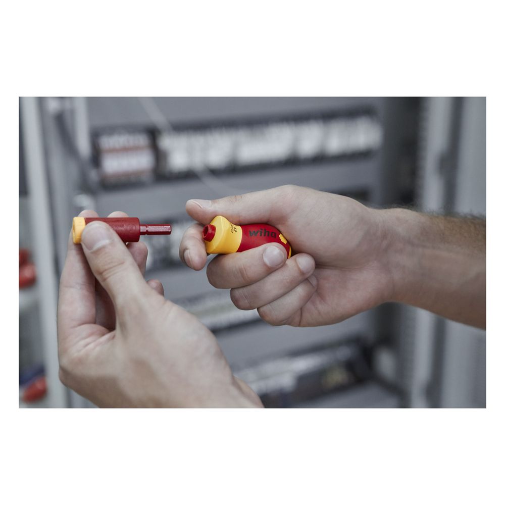 Wiha Bithalter-Set Stubby slimVario electric SB28310101, 4-teilig, isoliert, 1000V... WIHA-41230 4010995412302 (Abb. 23)