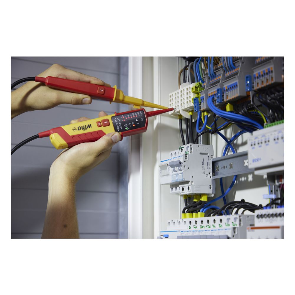 Wiha Spannungs- und Durchgangsprüfer 25516, 12-1.000V AC, 1.500V DC, CAT IV 600V, 282mm, LE... WIHA-45216 4010995452162 (Abb. 7)