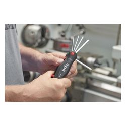 Wiha Sechskant-Klapphalter PocketStar 351PK7, 1,5-6mm, Chrom-Vanadium-Molybdän-Stahl... WIHA-23037 4010995230371 (Abb. 1)