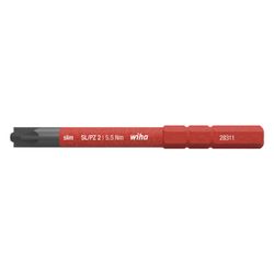 Wiha VDE-PlusMinus-Bit slimBit electric SL/PZ2, 75mm, Chrom-Vanadium-Stahl, 283114... WIHA-34590 4010995345907 (Abb. 1)