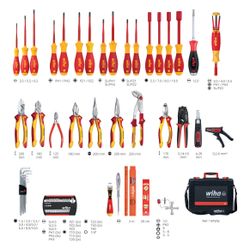 Wiha Werkzeugkoffer XL electric, 81-teilig 510x419x215mm, Polypropylen, 9300-702... WIHA-40523 4010995405236 (Abb. 1)