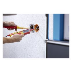 Wiha Spannungs- und Durchgangsprüfer SB25517, 0,5-1.000V AC, 282mm, LCD... WIHA-45217 4010995452179 (Abb. 1)