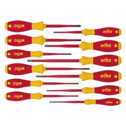 Wiha Schraubendrehersatz SoftFinish electric slimFix, 12-teilig, 1.000V... WIHA-41003 4010995410032 (Abb. 1)
