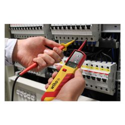 Wiha Spannungs- und Durchgangsprüfer 255-15, 12-1.000V AC, 12-1.500V DC, CAT IV, 282mm, LCD... WIHA-44319 4010995443191 (Abb. 1)