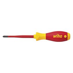 Wiha Schraubendreher SoftFinish electric slimFix 3271, SL/PH2 x 100 mm, 218 mm, Chrom-Vanad... WIHA-35503 4010995355036 (Abb. 1)