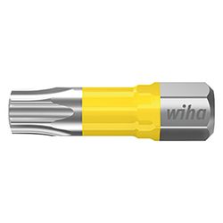 Wiha Kraftschrauber-Bit 7015Y T15, 1/4", 25mm, Gelb... WIHA-41592 4010995415921 (Abb. 1)