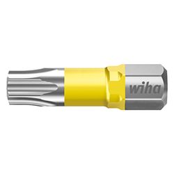 Wiha Y-Bit 7015Y Innensechsrund, 1/4" 25mm, Gelb... WIHA-41596 4010995415969 (Abb. 1)