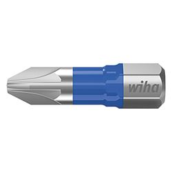 Wiha Kraftschrauber-Bit 7012T PZ2, 25mm, 1/4"-Antrieb, Torsions-Zone... WIHA-41602 4010995416027 (Abb. 1)