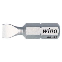 Wiha Schlitz-Bit 7010Z Standard, 6,5x1,2x25mm, 1/4"-Antrieb, C 6,3... WIHA-01626 4010995016265 (Abb. 1)