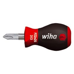 Wiha Pozidriv-Schraubendreher SoftFinish 313SY, PZ1 x 25mm, Rundklinge, ChromTop-Spitze, Ch... WIHA-26971 4010995269715 (Abb. 1)