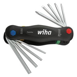 Wiha Winkelschlüsselsatz PocketStar 351 PG9X, 9-teilig, 189g... WIHA-25293 4010995252939 (Abb. 1)