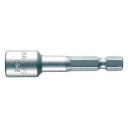 Wiha Steckschlüsseleinsatz 7044M, 1/4" Antrieb, 13,0mm, 55mm... WIHA-04631 4010995046316 (Abb. 1)