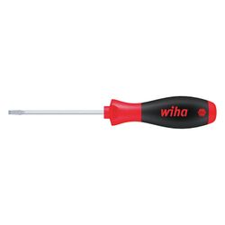 Wiha Schlitz-Schraubendreher SoftFinish 302, 4,0x0,8x100mm, Rundklinge, Chrom-Vanadium-Moly... WIHA-00692 4010995006921 (Abb. 1)