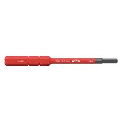 Wiha Innensechskant-Bit slimBit electric Vario, 3,0mm x 75mm, 5,5 Nm, IEC 60900... WIHA-37147 4010995371470 (Abb. 1)