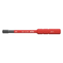 Wiha Innensechskant slimBit electric Vario, 4,0x75mm, 283118... WIHA-37225 4010995372255 (Abb. 1)