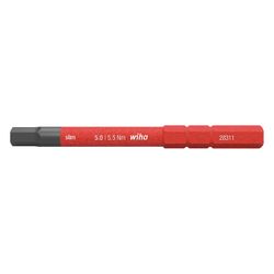 Wiha Innensechskant-Bit slimBit electric, SW 5,0 x 75mm, 283118... WIHA-37226 4010995372262 (Abb. 1)
