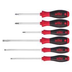 Wiha Schraubendreher-Satz SoftFinish, 6-teilig, 2-Komponenten, 659g... WIHA-26113 4010995261139 (Abb. 1)
