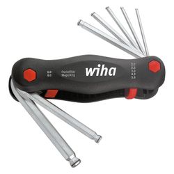 Wiha Sechskant-Winkelschlüsselsatz PocketStar, SW 2/2,5/3/4/5/6/8mm... WIHA-23031 4010995230319 (Abb. 1)