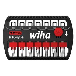 Wiha Bit-Set BitBuddy TY-Bit Innensechsrund, 49mm, 1/4"... WIHA-42115 4010995421151 (Abb. 1)
