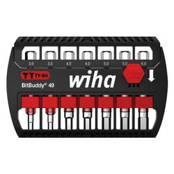 Wiha Bit-Set BitBuddy TY-Bit 49mm 1/4", 7-teilig... WIHA-42114 4010995421144 (Abb. 1)