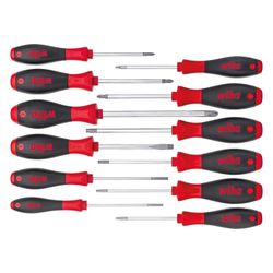 Wiha Schraubendrehersatz SoftFinish, 12-teilig, 1.129g... WIHA-41002 4010995410025 (Abb. 1)