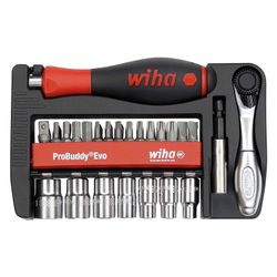 Wiha Bit- und Steckschlüssel-Set ProBuddy Evo 1/4, 1/4", 40-tlg... WIHA-46960 4010995469603 (Abb. 1)