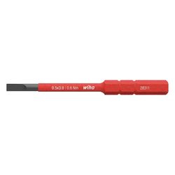 Wiha Schlitz-Bit slimBit electric, 75mm, 3,0x0,5mm, 283110... WIHA-34579 4010995345792 (Abb. 1)