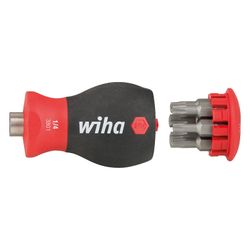 Wiha Magazin-Bithalter SoftFinish 380101, 1/4", 8-teilig, magnetisch... WIHA-10383 4010995337438 (Abb. 1)