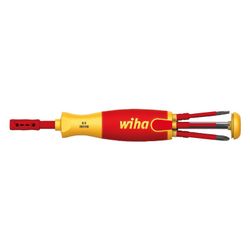 Wiha Magazin-Bithalter LiftUp electric 2831-09021, 1000V, 6 slimBits, Chrom-Vanadium Stahl... WIHA-38611 4010995386115 (Abb. 1)