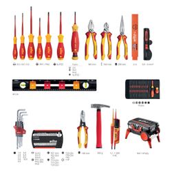 Wiha Werkzeugkoffer XXL 4 electric, 80tlg, 68x49,7x33,6cm, 930070104... WIHA-45734 4010995457341 (Abb. 1)