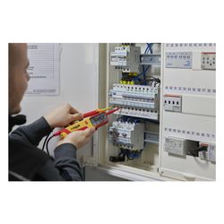 Wiha Spannungs- und Durchgangsprüfer 255-15, 12-1.000V AC, 12-1.500V DC, CAT IV, 282mm, LCD... WIHA-44319 4010995443191 (Abb. 1)