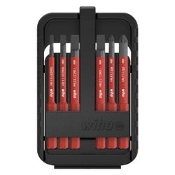 Wiha Bit-Set slimBit electric SB2831B900, 75mm, 6-teilig... WIHA-43157 4010995431570 (Abb. 1)