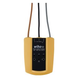 Wiha Drehfeldrichtungsanzeiger, 100-700V AC, CAT IV 600V, 93x75x31mm, SB25562... WIHA-45221 4010995452216 (Abb. 1)