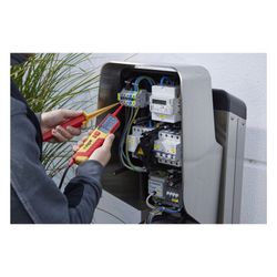 Wiha Spannungs- und Durchgangsprüfer 255-15, 12-1.000V AC, 12-1.500V DC, CAT IV, 282mm, LCD... WIHA-44319 4010995443191 (Abb. 1)
