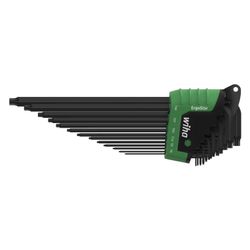 Wiha Stiftschlüssel-Set ErgoStar 366RHZ13, 13-teilig, Schwarzoxidiert... WIHA-36503 4010995365035 (Abb. 1)
