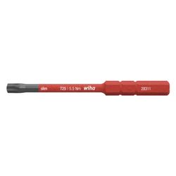 Wiha Innensechsrund-slimBit slimVario T25, 75mm, 1.000V, Chrom-Vanadium-Stahl, 283115... WIHA-36071 4010995360719 (Abb. 1)