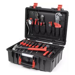 Wiha Werkzeugkoffer Basic Set L mechanic, 35-teilig, IP 67, 457x367x183mm, Polypropylen... WIHA-45531 4010995455316 (Abb. 1)