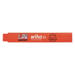 Wiha Gliedermaßstab Longlife, 2m, 10 Glieder, 15mm, 1.000V, Orange, 4102008... WIHA-42068 4010995420680 (Abb. 1)