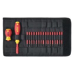 Wiha Schraubendreher-Bit-Set slimVario 2831T18, 1.000V, 19-teilig, 75mm... WIHA-41231 4010995412319 (Abb. 1)