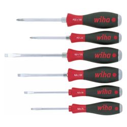 Wiha Schraubendrehersatz SoftFinish 530 ZK6, 6-tlg., Chrom-Vanadium-Molybdän Stahl... WIHA-21251 4010995212513 (Abb. 1)
